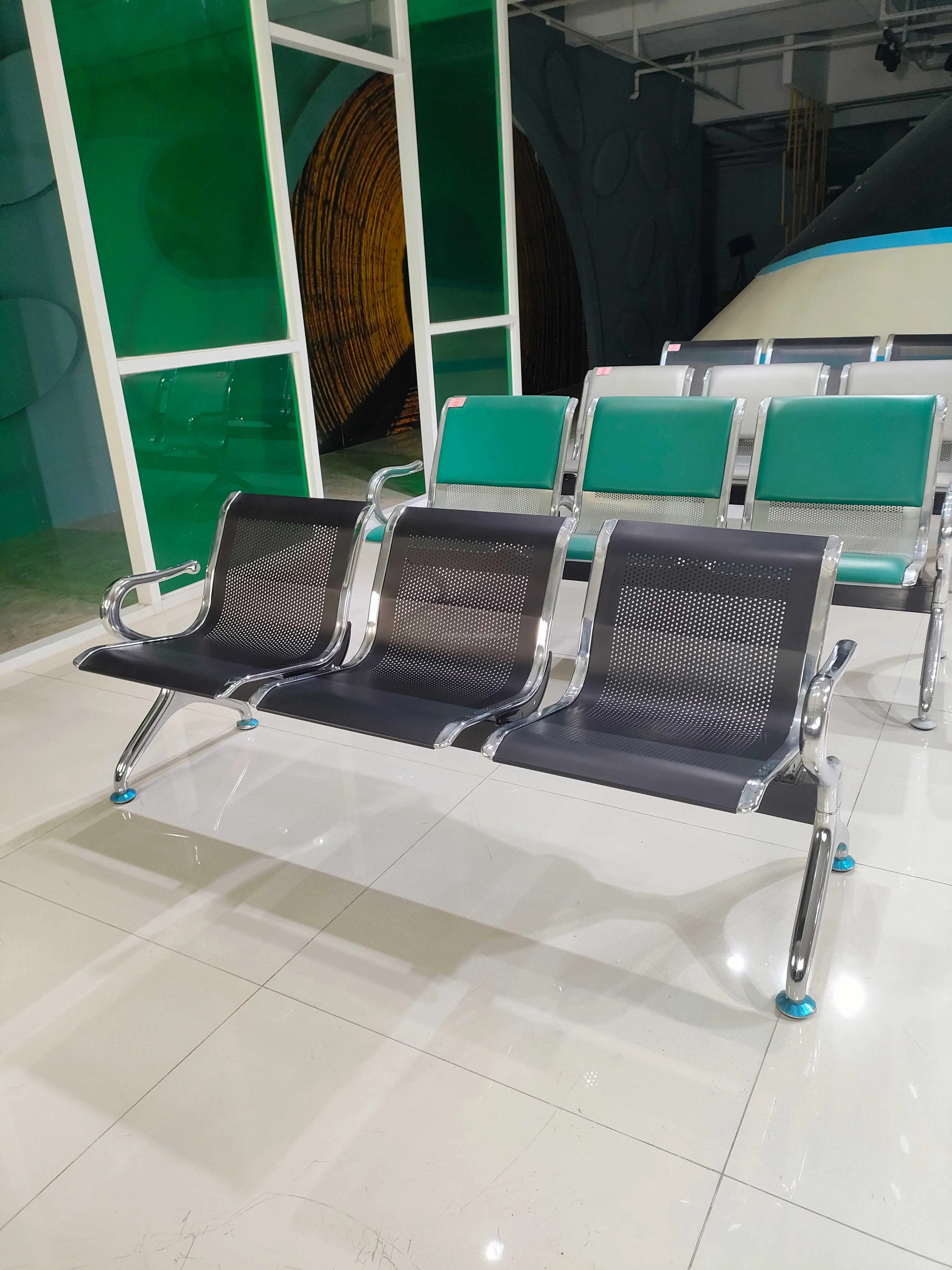 Hot Sale Customized Infusion Chair 1-5 Seat Stainless Steel Modern Design Durable Hospital Waiting Chairs Gym School 5-Year 5