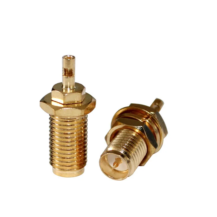 product high quality control sma ky 09 rf connector gold plated sma female connector with thread-1