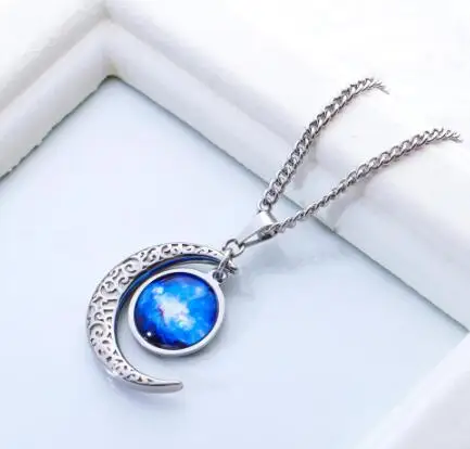 Silver Necklace Jewelry Men Women 