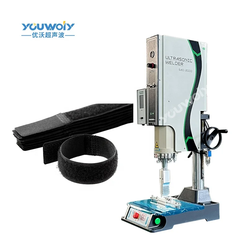 Digital HMI Ultrasonic Lanyards Welding Machine Welding  Nylon Ribbons  Webbings Satin Lanyards Welder