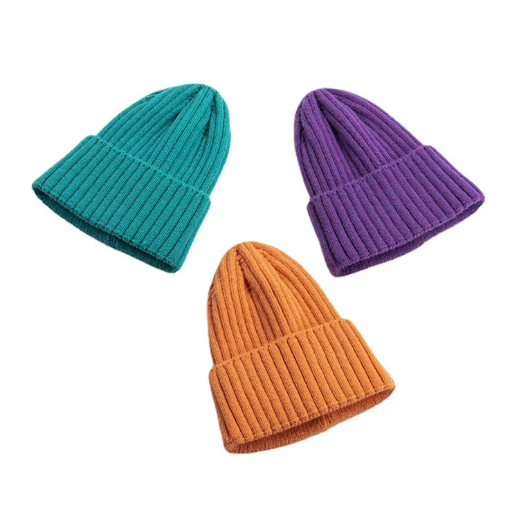 Winter Hat Knitted Tactical Fisherman Acrylic Knit Cap Winter Beanie