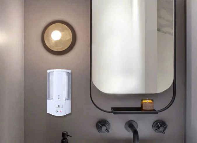 Wall Mounted Automatic dropping liquid Soap Dispenser sanitizer Hand Cleaning Touchless Dispenser Machine Sensor 400ML