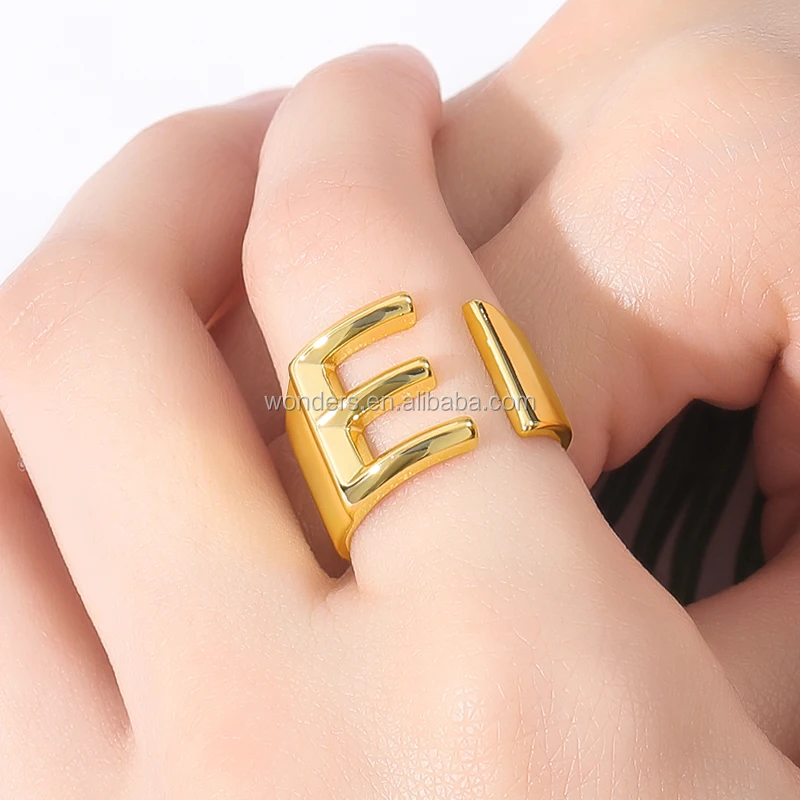 Real Gold 12x10mm Rectangle Onyx Stone Fancy Mens Letter Initial Ring (JL#  R5686) - Jewelry Liquidation