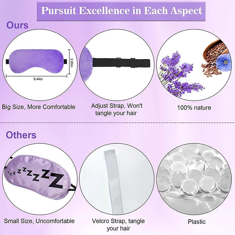 Custom Cooling Eye Mask Solid Gel Heat Eye Mask For Puffiness Reusable