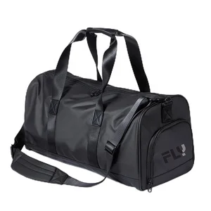 2026 Custom Logo Luxury Duffle Bags PU Leather Men's Carry on Overnight Weekend Sports Gym Bag Wholesale Travel Duffel Bag