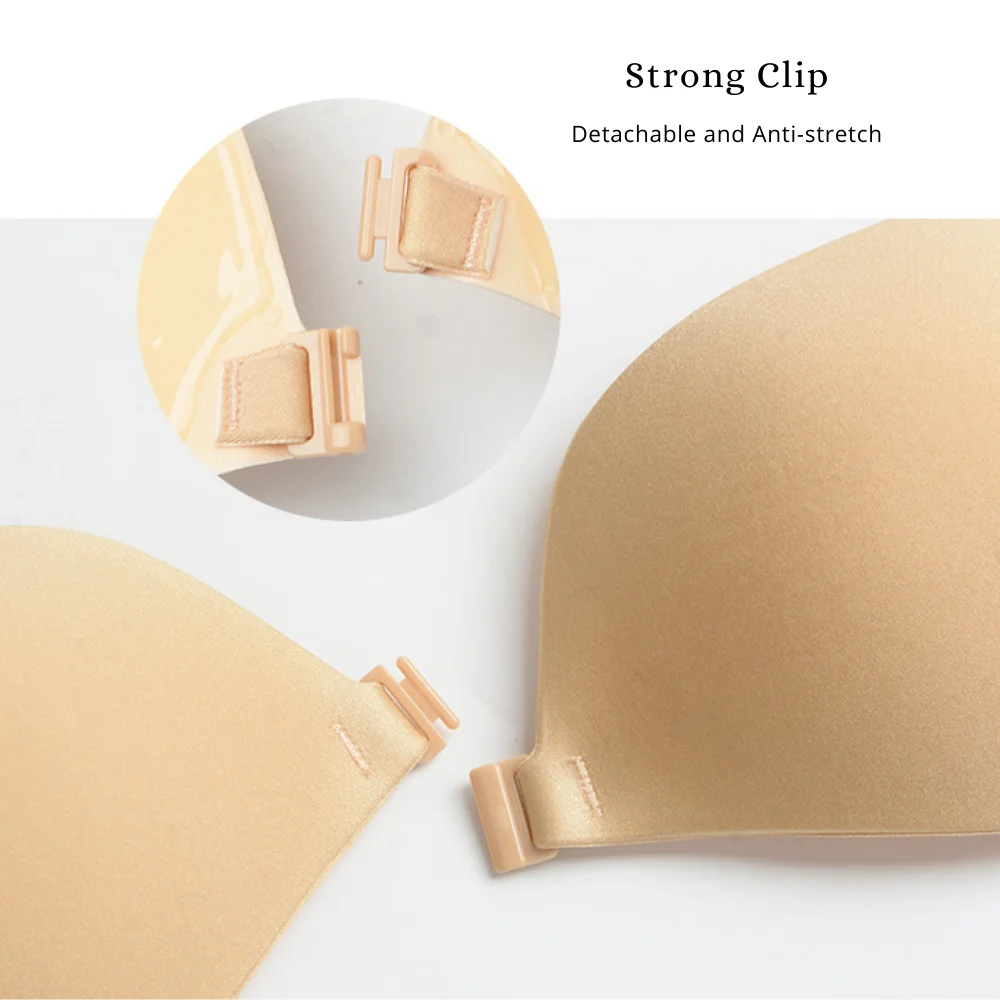 Latest Upgrade Design Invisible Bra Factory Cheap Price Front Closure Bra Strapless Backless 30 Size Women Bras