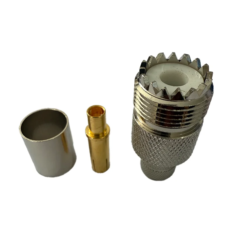 양질의 공장 제조 UHF-C-K7 커넥터 암 UHF 커넥터, 크림프 방식, RG8 및 RG213용