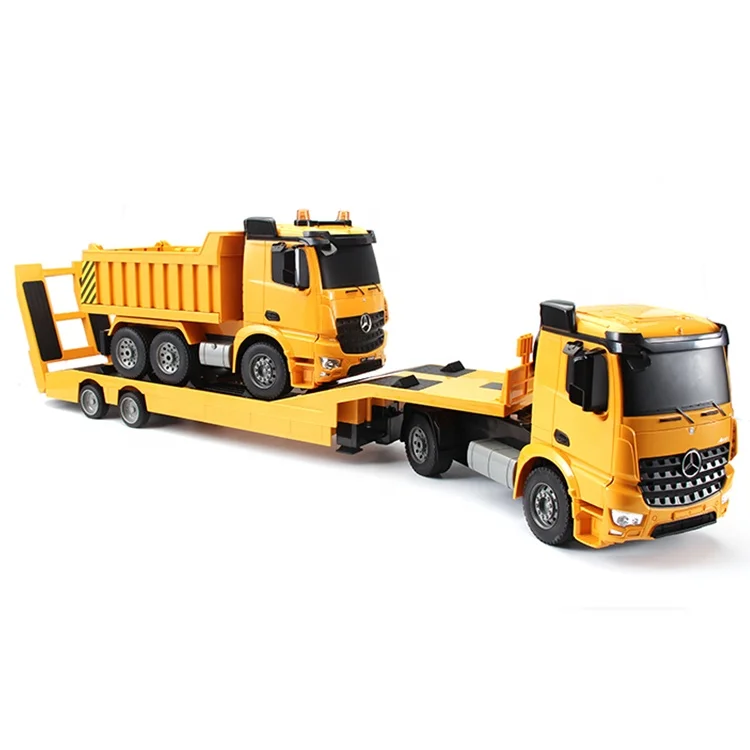 Double E RC Truck Flatbed Semi-Trailer - 1:20 Scale Model
