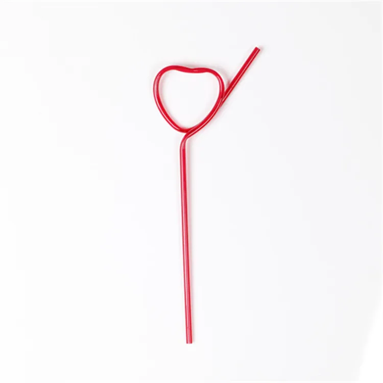 Heart Shaped Silly Straws