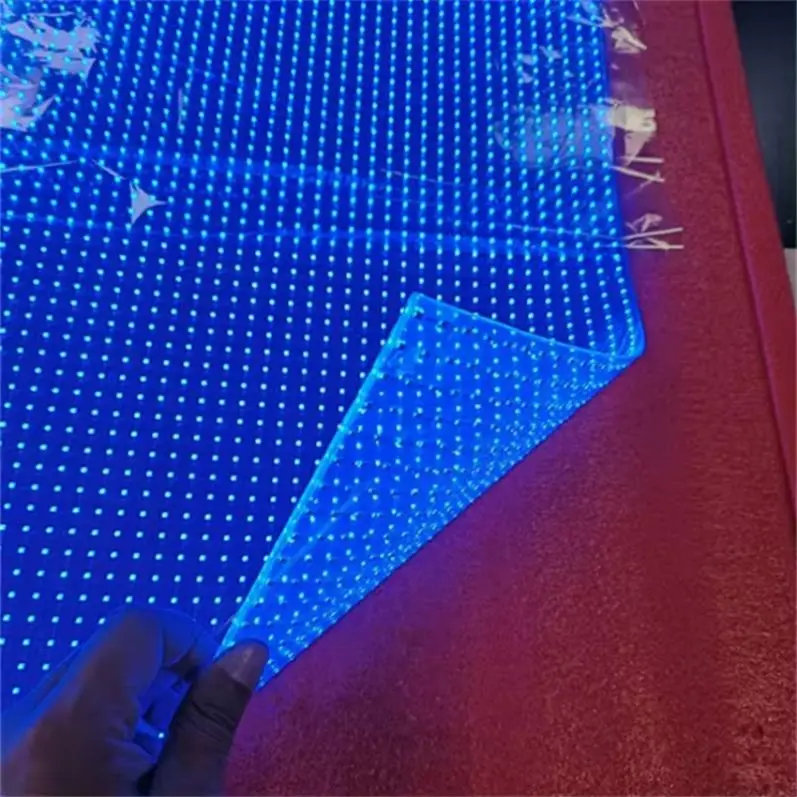 3D Led Flexible Transparent Film Display Screen P4-8P6.5P5-10P10P12 3D Transparent Led Video Wall for Glass Window Advertising
