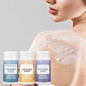 Private Label Natural Herbal Body Bath Aftercare Odor Control Sweat Absorbe Dusting Powder for Women Body