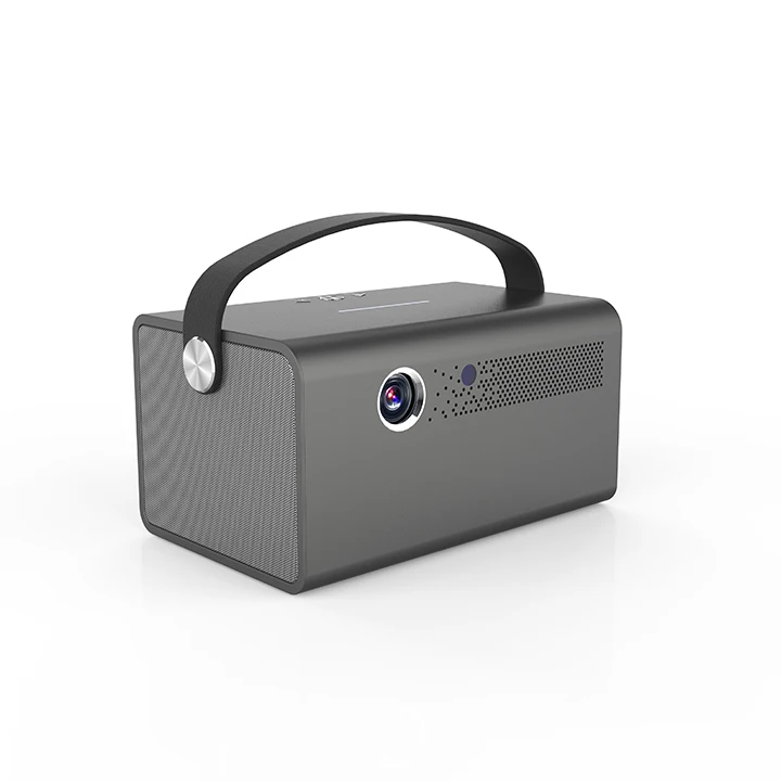 Portable Android HD Wi-Fi Mini Video DLP Projector Home 3D Cinema 2025 Beamer Movie Theater Smart Speaker Battery Business