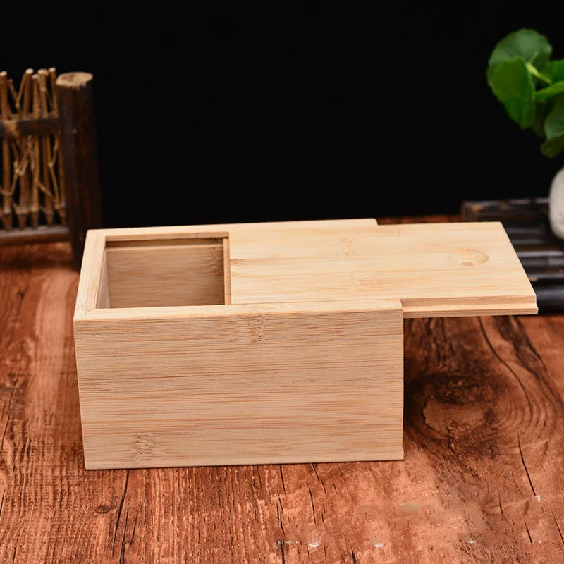 Ownswing Custom Wooden Crate Gift Box With Sliding Lid Wood Jewlery