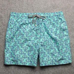 Environmental Recycled Polyester Fabric Custom Men Swimwear Swim Shorts