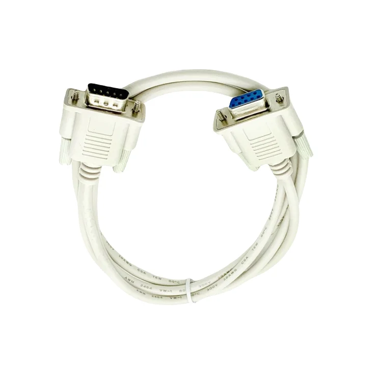 Coaxial RS232 Cable with DB9F Female to Female Connector Pure Copper Conductor PVC Jacket for Projector and DVD Player