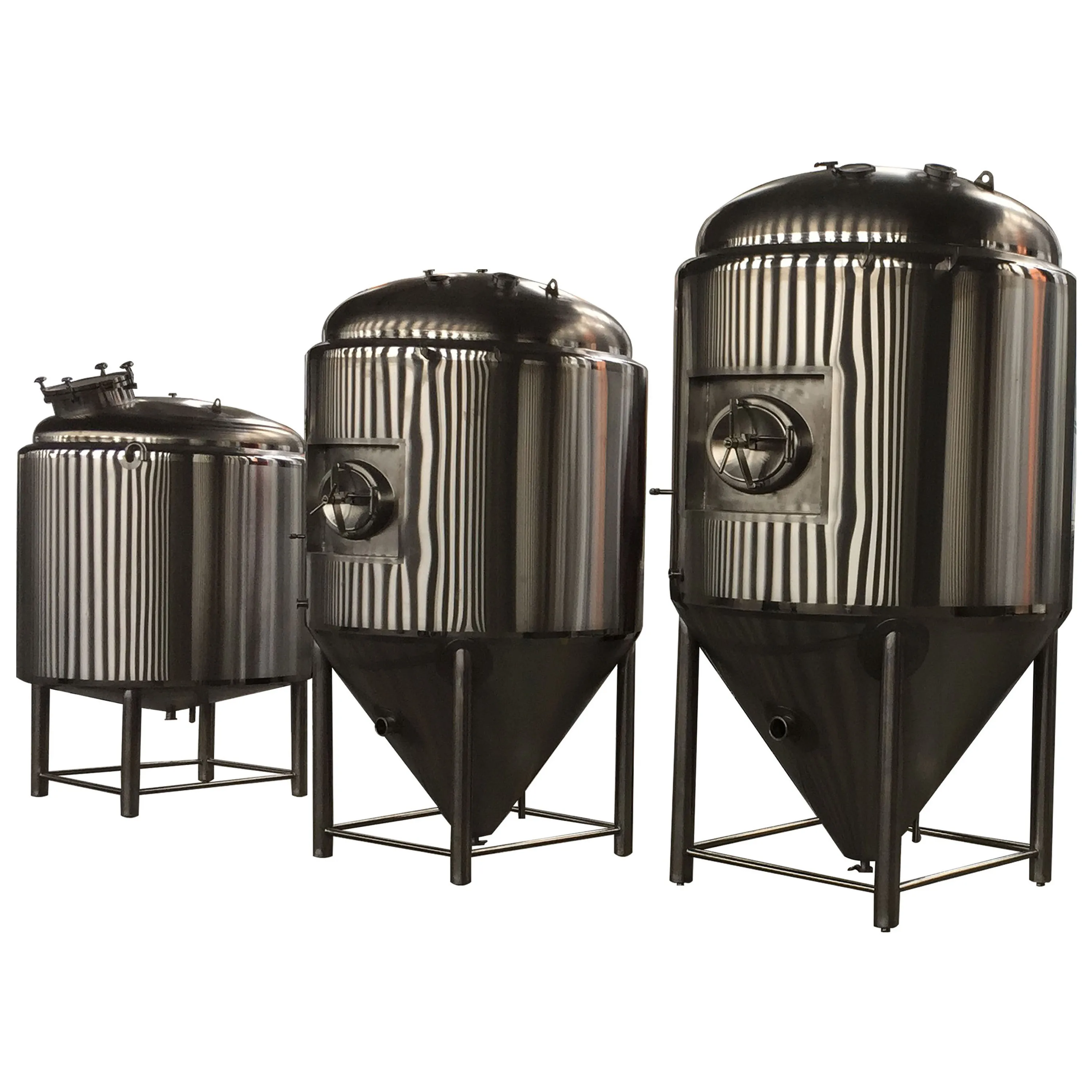 Industrial Fermenter Big Size Fermentation Tanks Brewhouse 3000l Liter , Fi