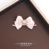 1 Lazo de diamantes rosas en forma de corazón