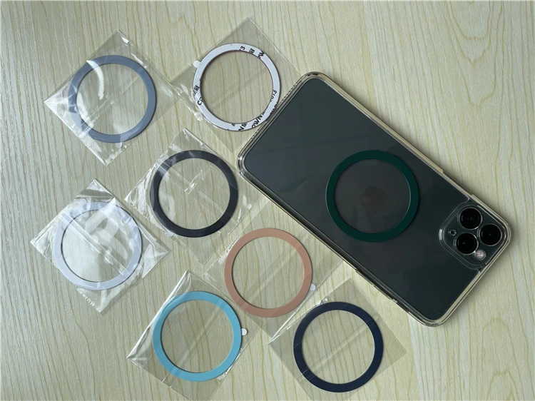 Qi Wireless Charger 55mm Metal Ring Adhesive Replacement Thin Metal