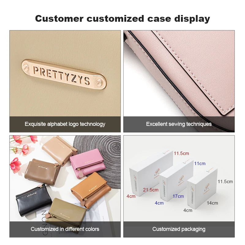 PRETTYZYS New Design Silk Printing Letter and Flower Pattern Lady Long Wallet Pu Leather Women Clutch Wallet Ladies Purse