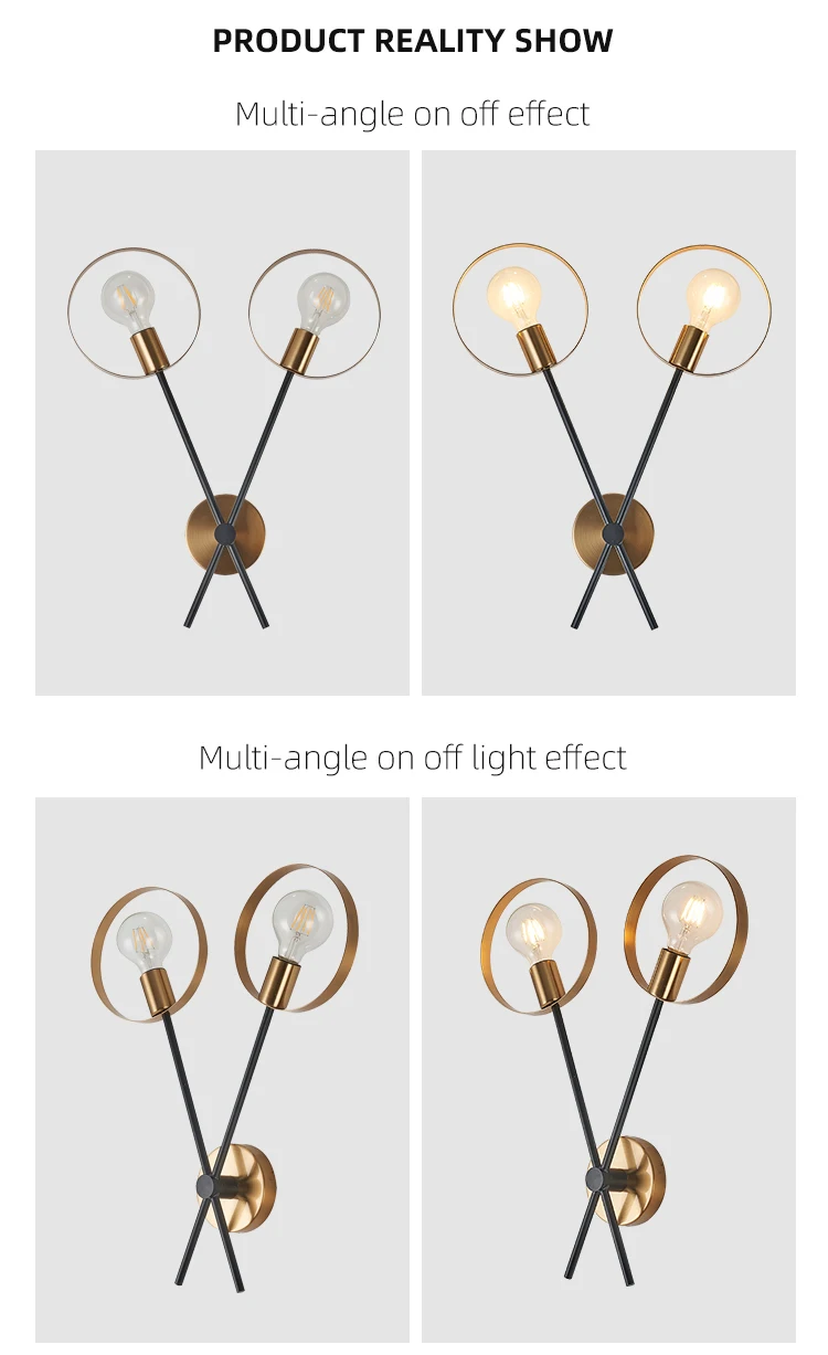 wj0015 high quality indoor soft lighting decorated bedroom double led wall lamp-3