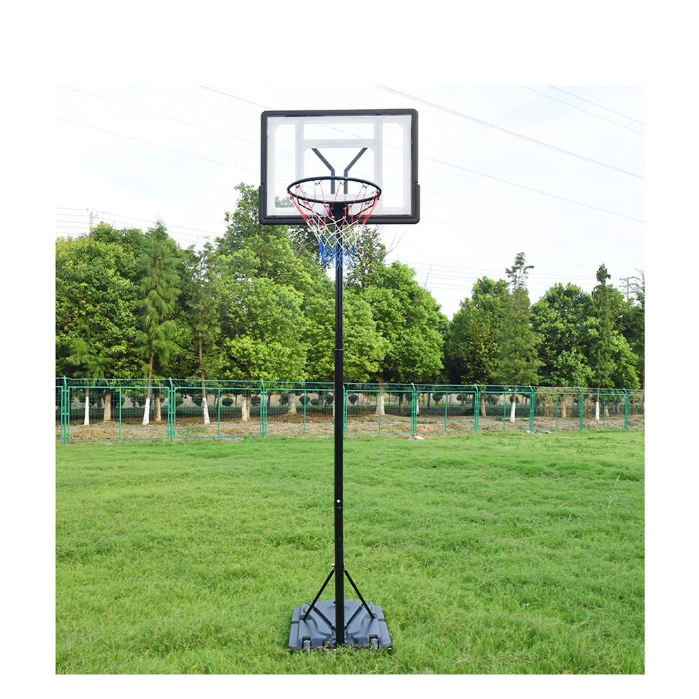 Basketball Hoop, Height Adjustable Pole with Roller Base, Black, 1 Unit -  Harris Teeter