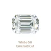 White GH Emerald Cut