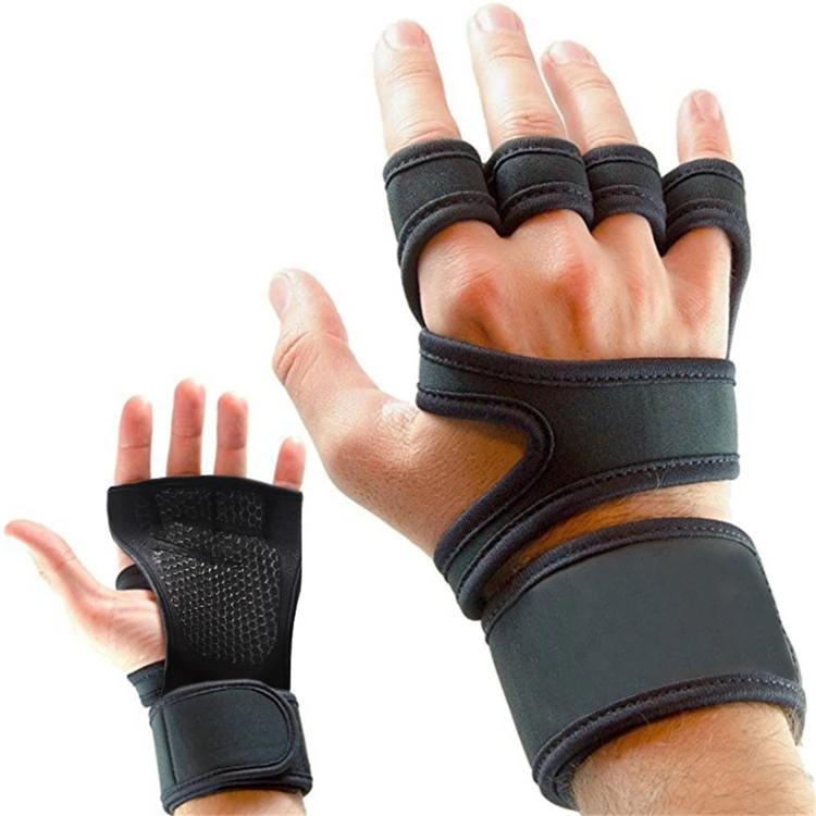 New Unisex Half Finger Work Out Gym Gloves Weight Lifting Exercise Fitness