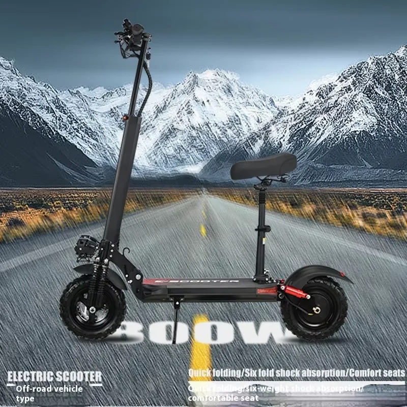 1200W Folding E-Scooter 18Ah Lithium Battery for 11