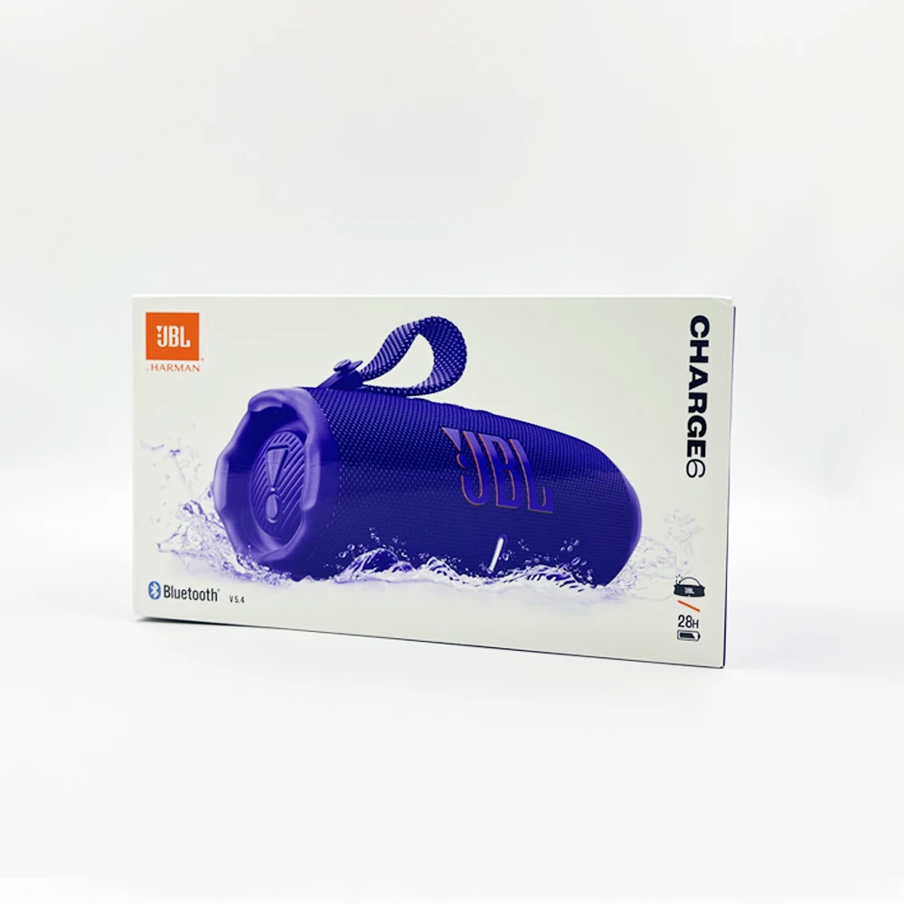 JBL Charge 6 Al Enhanced Portable for Bluetooth Speaker with Subwoofer Dust-proof and Waterproof Outdoor/Desk Use Speakers