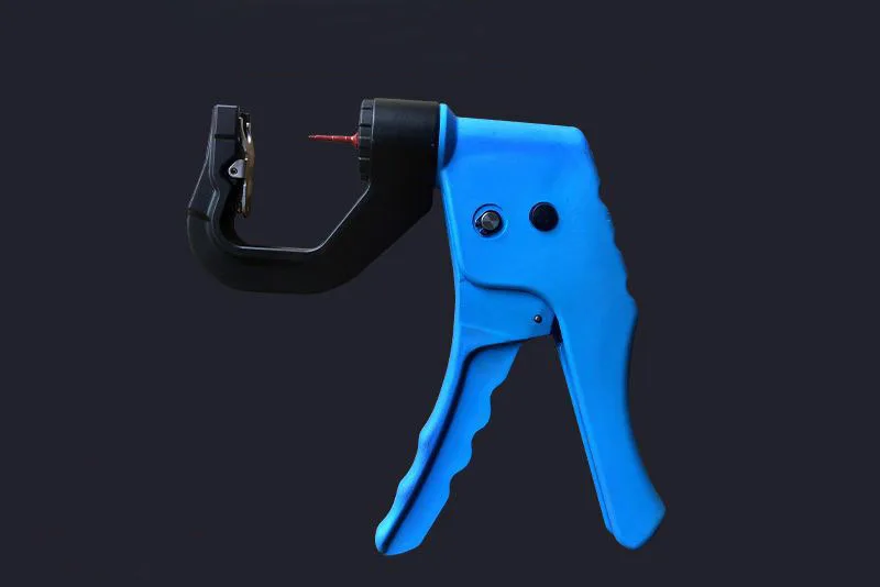 Vertical Ear Tag Pliers Automatic Rebound Ear Tagger Metal Animal Ear Tag Applicators for Sheep Goat Cattle