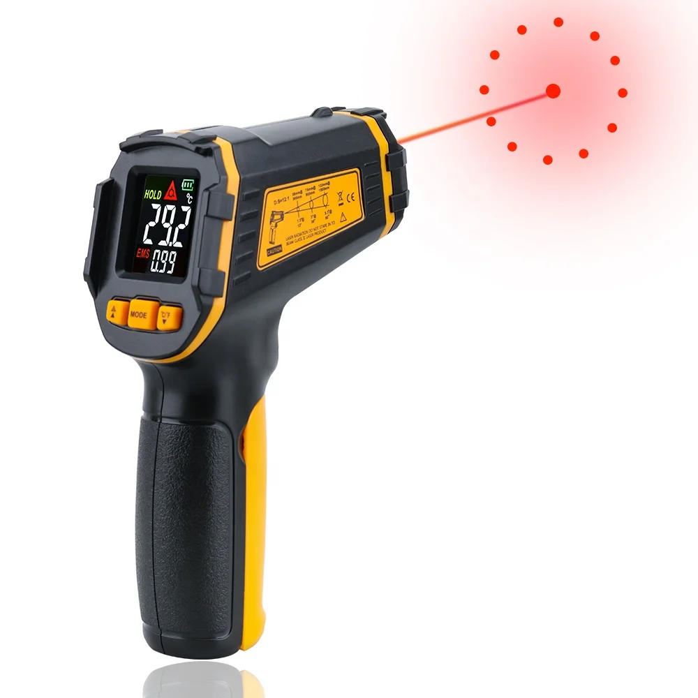 Non-Contacts LCD IR Laser Infrared Digital Temperature Thermometer Gun Pyrometer 