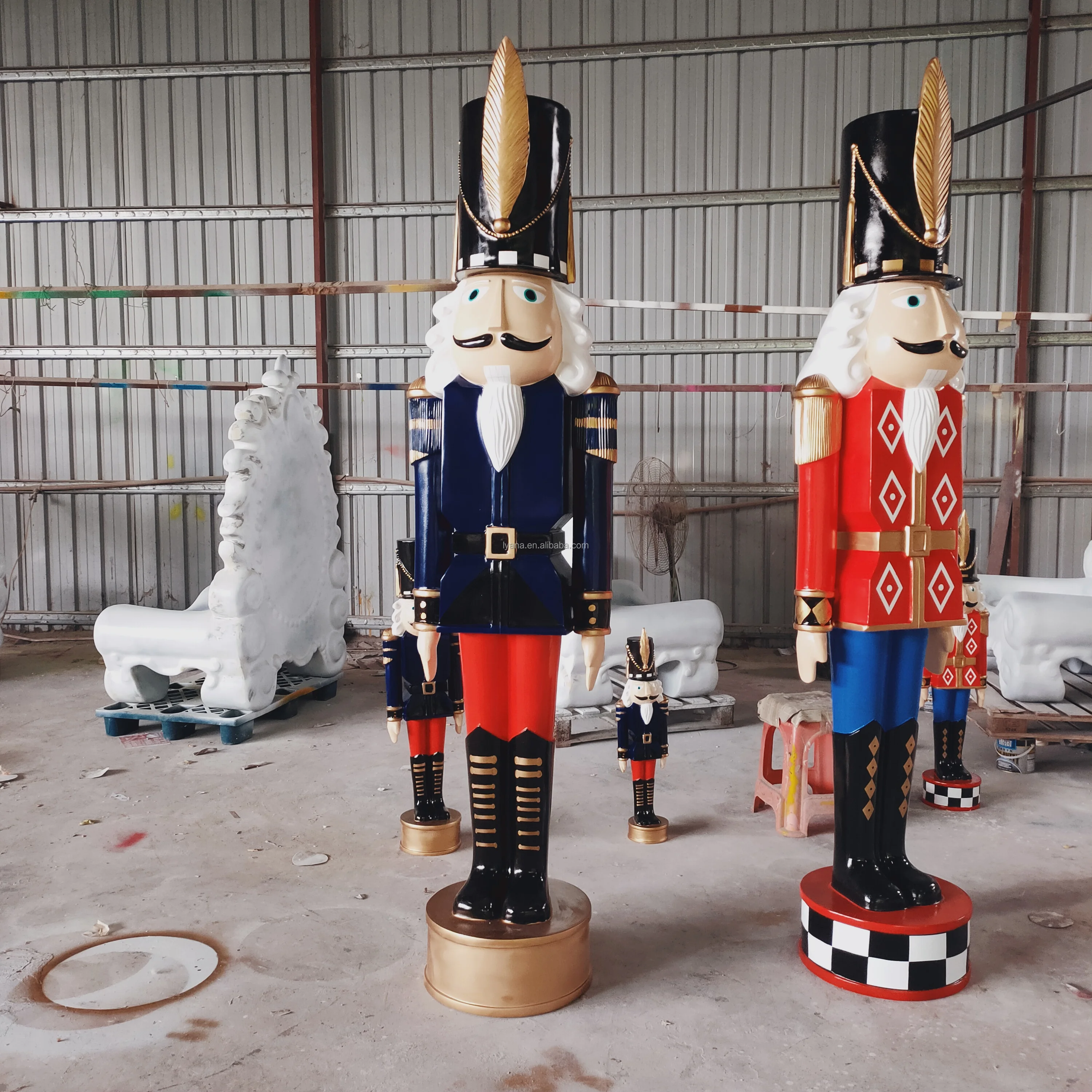 6ft Nutcracker Life Size Figurines Sculpture Products Giant Fiberglass