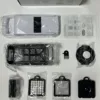 15 piece set with black and white dense grid