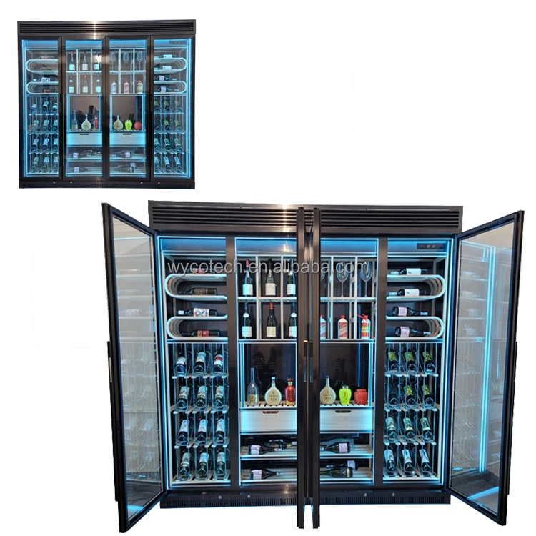 Винный бар холодильники винный погреб с подсветкой и подсветкой