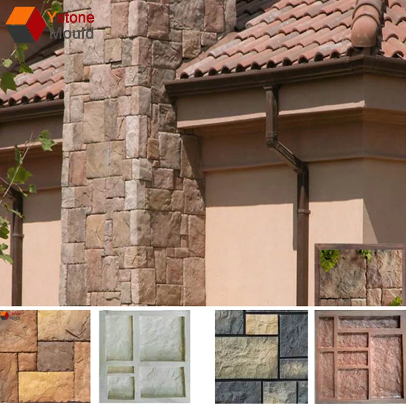 Factory New Design Artificial Stone Polyurethane Molding Fiberglass Concrete Molds