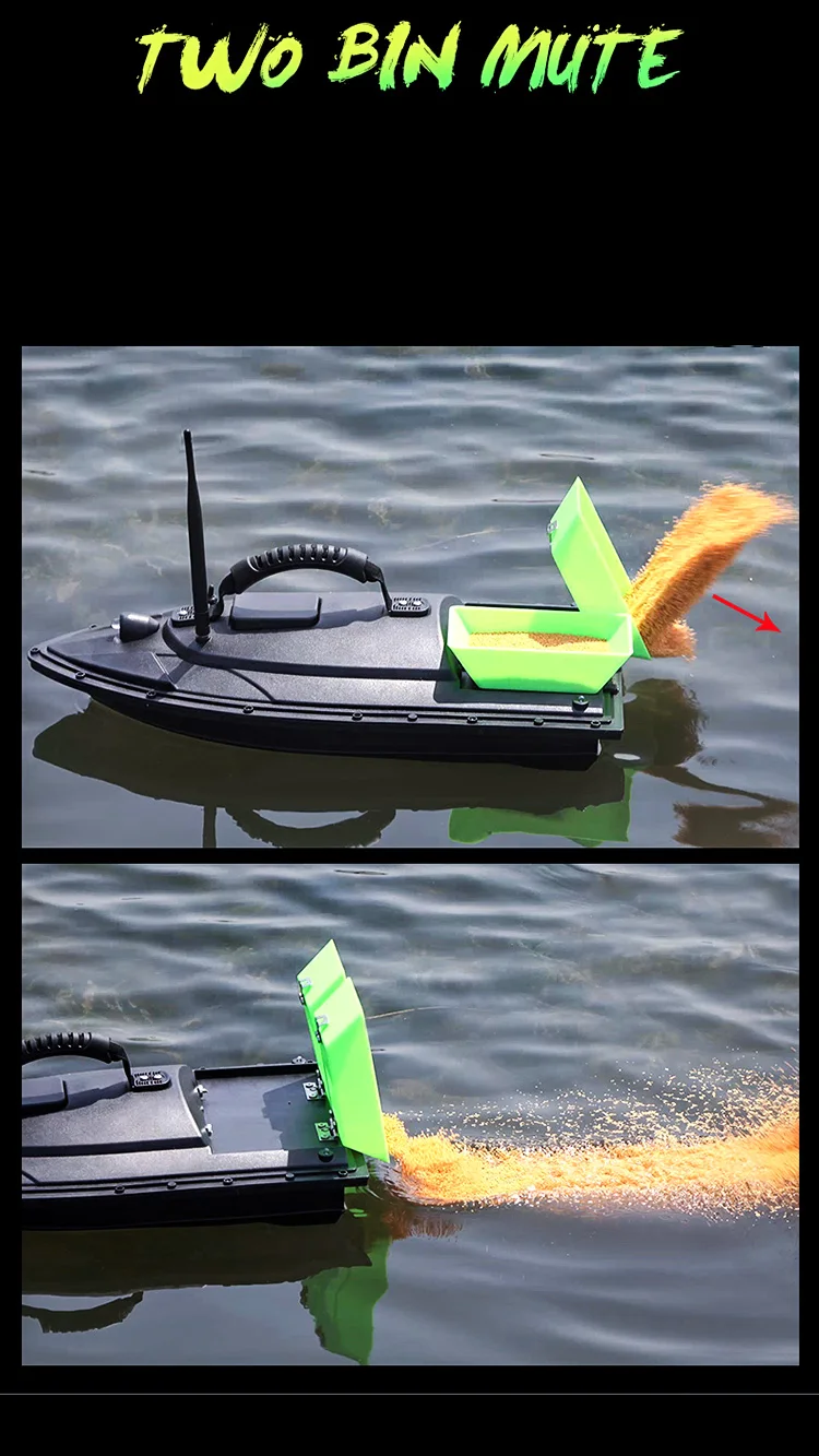 GPS Fishing Bait Boat 3 Bait Containers Wireless Bait Boat Automatic Return Function 2kg Bait Fishing Smart Rc Bait Boat 64dd256bb1bcbb95305d1f0e