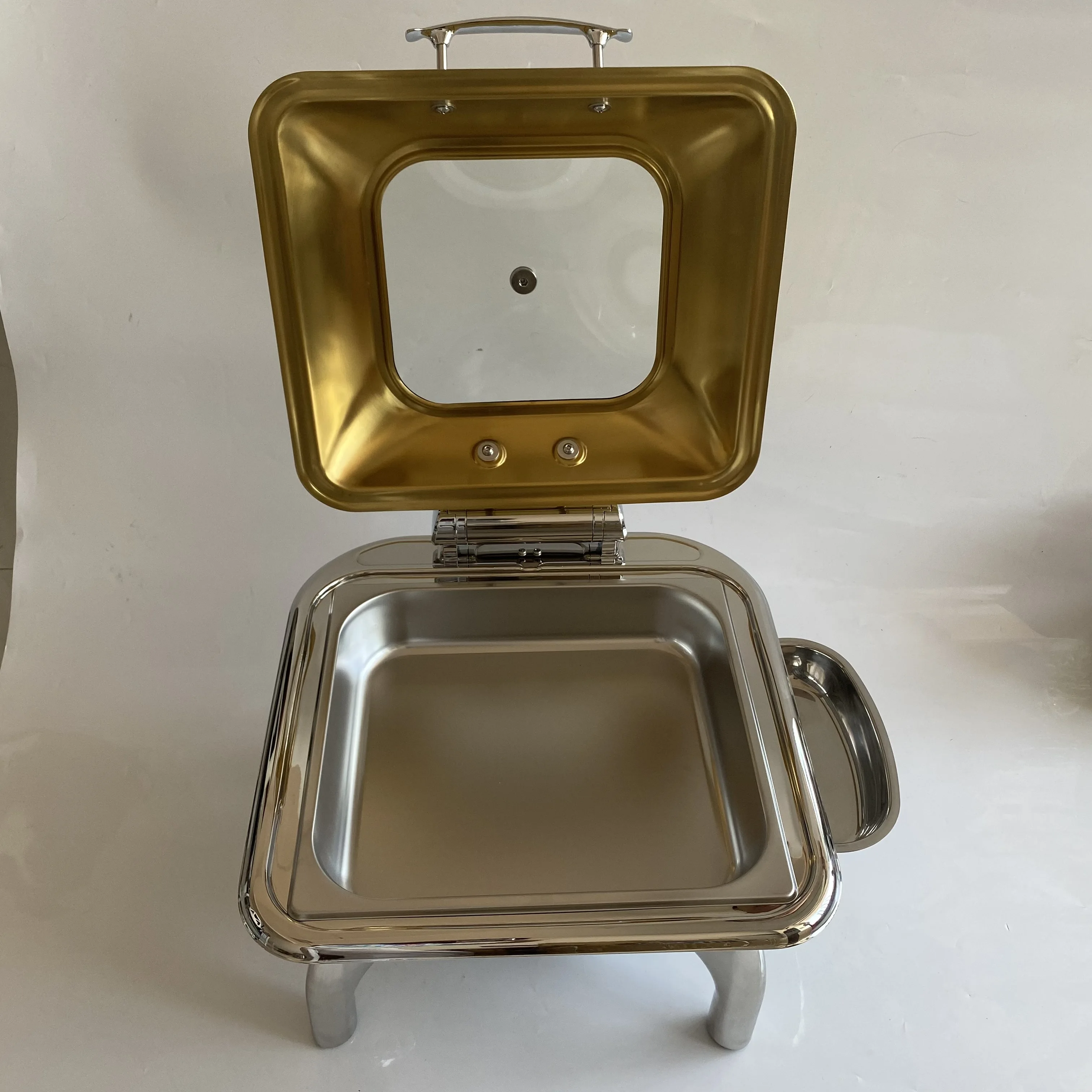 6l/6 Quart Stainless Steel 2/3 Food Pan Hydraulic Type Square Cheap