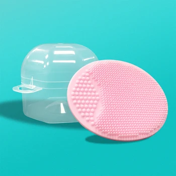 Soft Oval Silicone Facial Cleaning Brush Skin Care Tool Cosmetic Tool With Box Hair Wash Brush