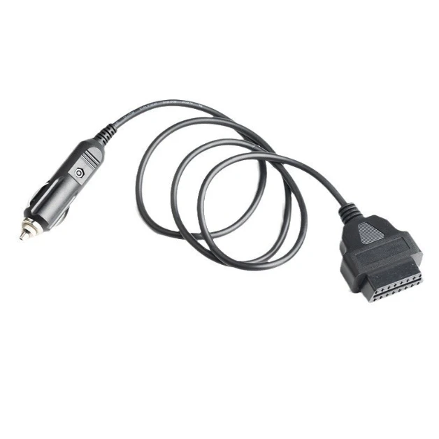 product electronic cigarette lighter with obd female head auto tram charging power cable harness rubber insulated-1