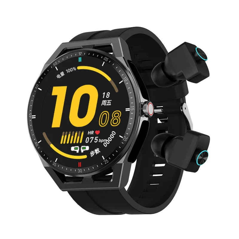 2023 New Arrivals T20 Sports Watch TWS in 1for Earphones Blood Pressure  Oxygen Heart Rate Sleep Monitoring Smart Watches