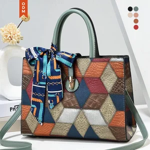 Minissimi Ready to Ship Pu Zipper Closure Bag Durable Beg Wanita Vintage Waterproof Casual Daily Life Ladies Handbag