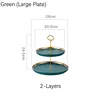 2-Layers Large Plate Green