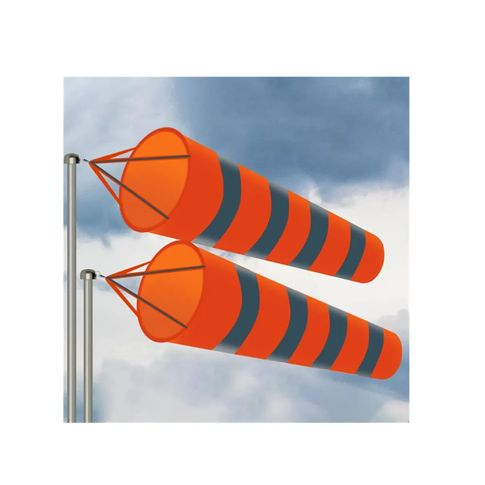 outdoor airport windsock reflective rip-stop wind