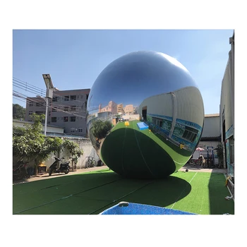 PVC Inflatable Reflective Ball colorful mirror giant inflatable mirror ball for Christmas Decoration