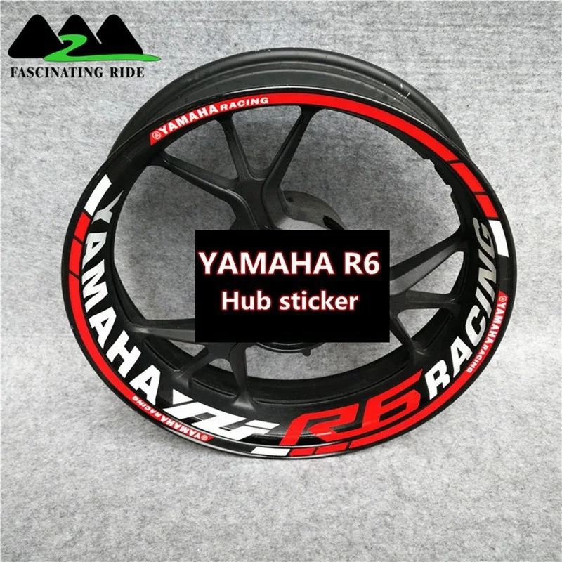 Thin Outer Rim Liner Stripe for Yamaha R6 Gloss White 