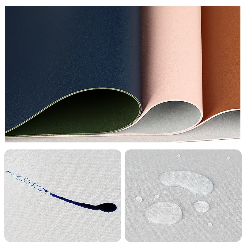 Коврик для мыши из натуральной пробки офисный Большой Двухсторонний протектор ноутбука и стола водонепроницаемый коврик искусственной