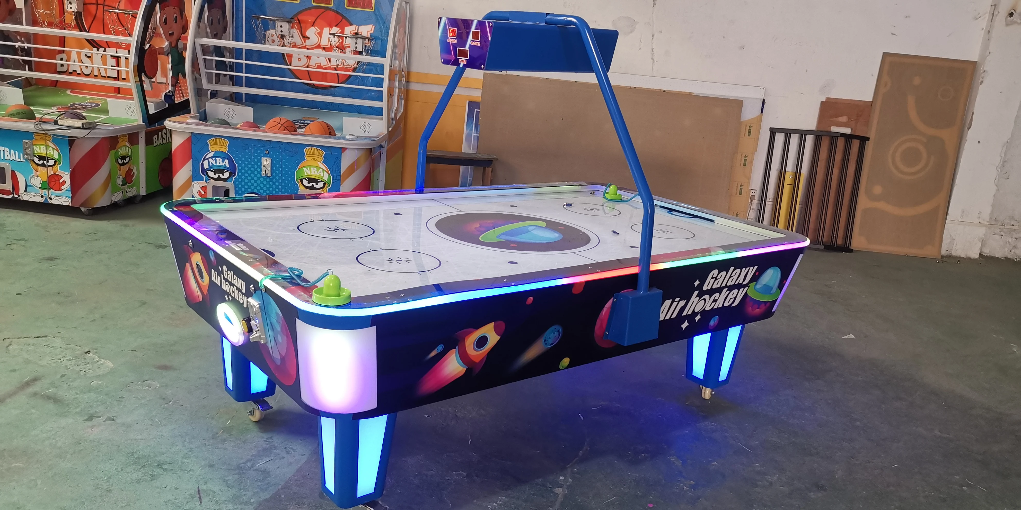 RITENG Hot Sale Air Hockey De Mesa Shark Game Machine Superior