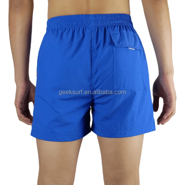 Custom Logo Men's Summer Quick Dry Beach Wear Swimming Shorts Swim