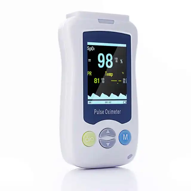 JZ-VPVM2 Handheld Pulse Oximeter Veterinary Monitoring Device for Home Hospital Use Measures SPO2 for Pet Cats and Dogs