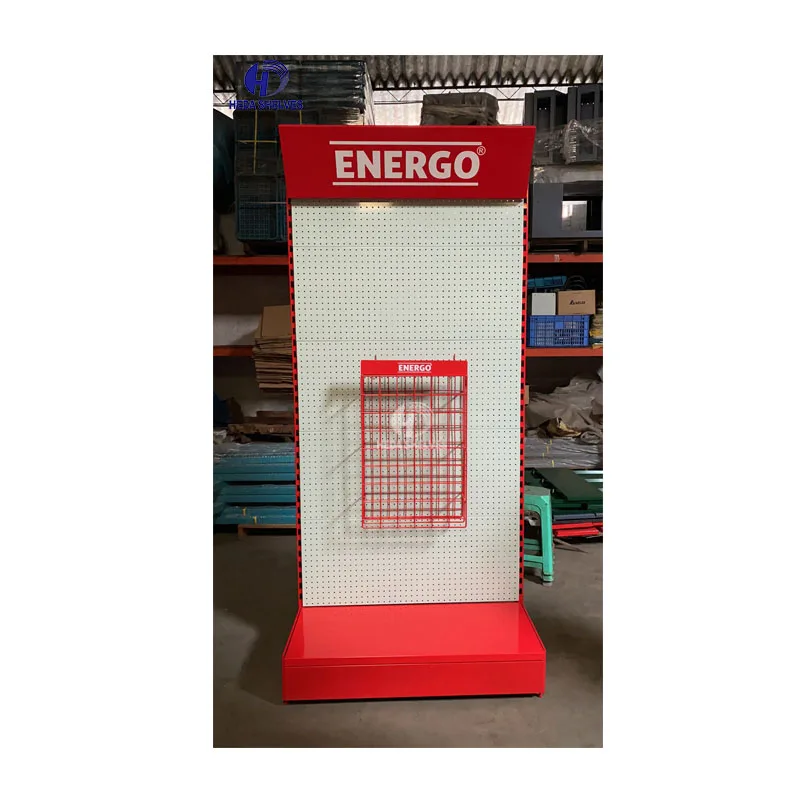 Customized Removable Free Standing Metal Display Stand Trading Rack Units for Shops Retail Steel China